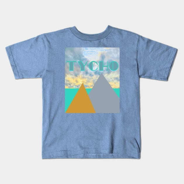 TYCHO Brahe impact crater Kids T-Shirt by Noah Monroe